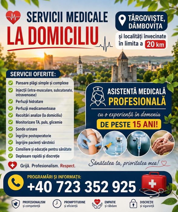 Servicii medicale la domiciliu