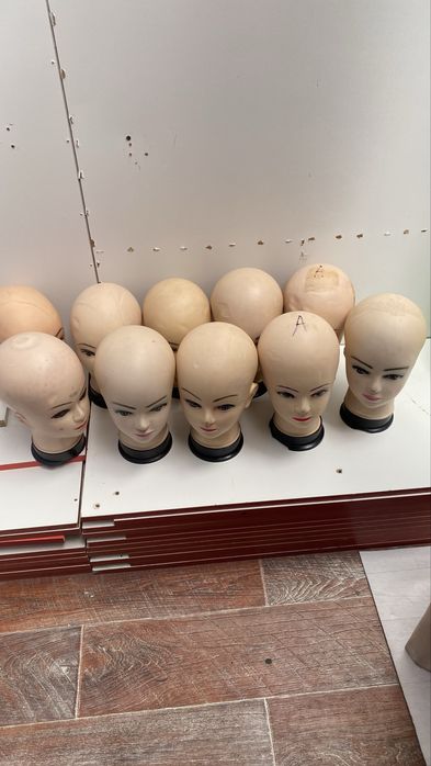Манекены головы б/у