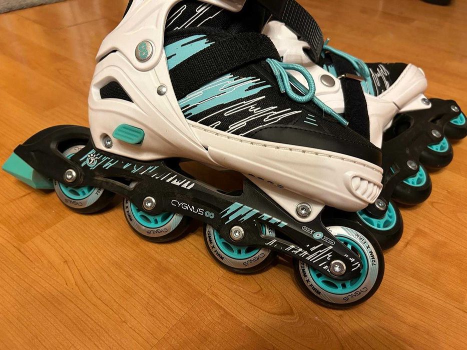 Role pentru fete, Cygnus, marime reglabila 37-40, Albastru