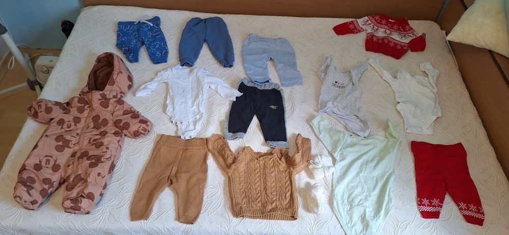 Лот Бебешки дрехи 0-12 месеца момче