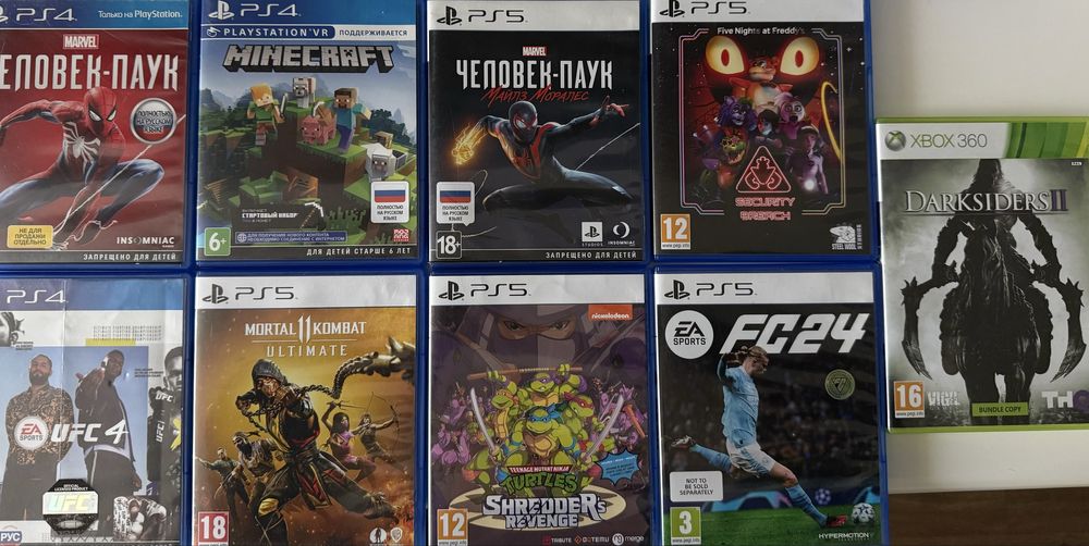 Продаю или Обменяю игры Ps 4/5 и xbox