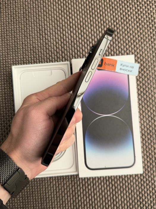 Като нов*Iphone 14 Pro Max*ЛИЗИНГ  17€/м 128GB айфон 14 про макс Space gray