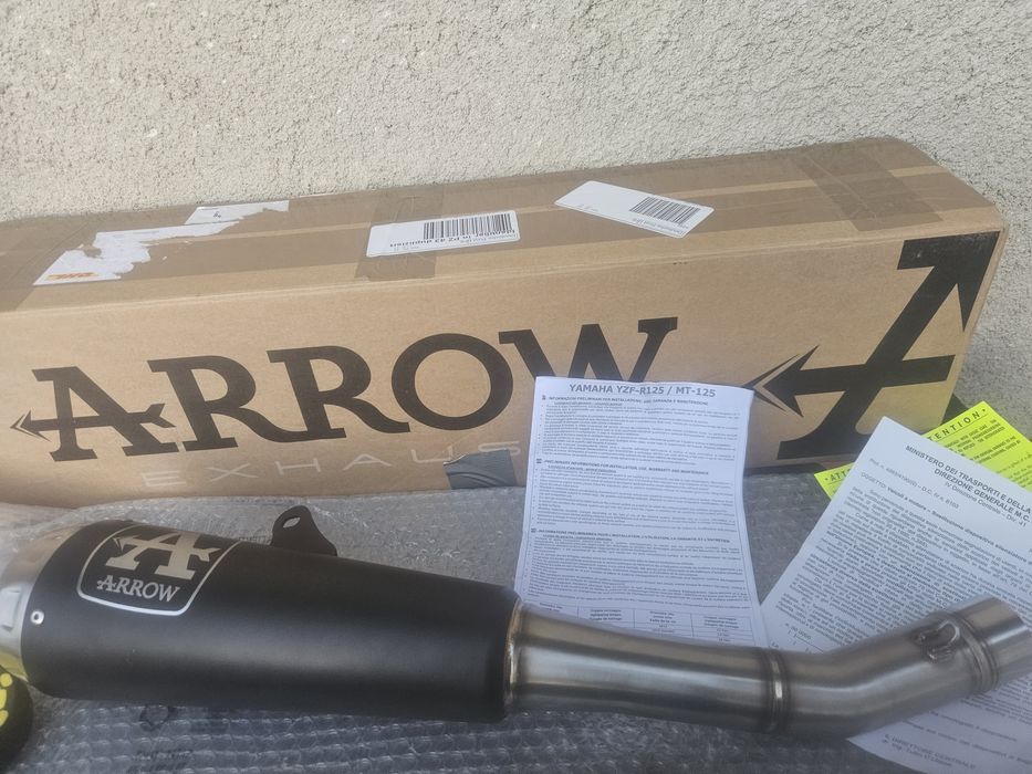 Toba/evacuare sport Arrow Pro Race pentru Yamaha Yzf 125/mt 125 2019/2022