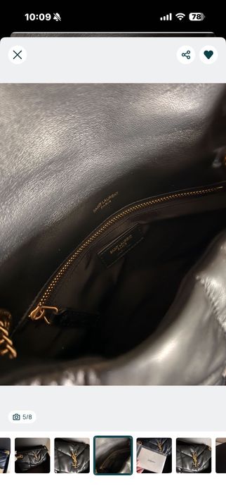 Дамска чанта Saint Laurent Puffer Lou lou