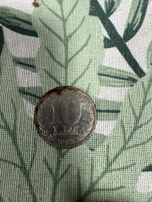 Moneda 10 lei , anul 1989 22 decembrie