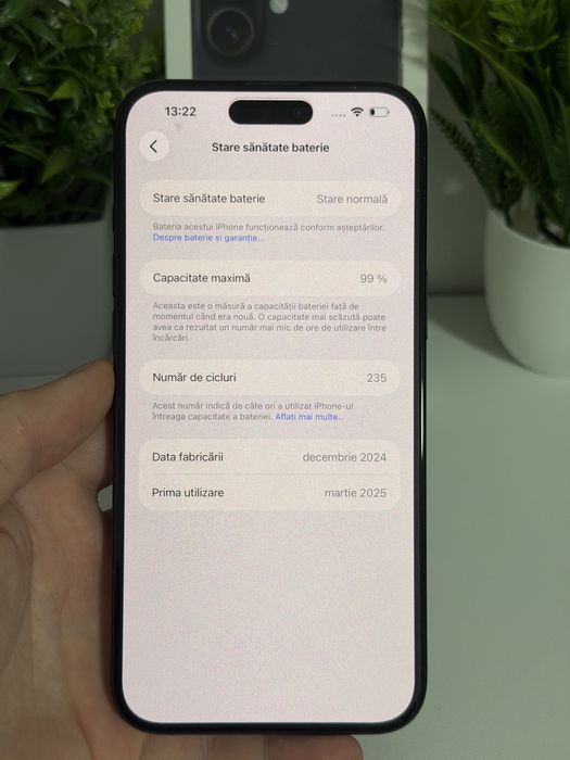 Iphone 16 plus 128gb 99% fullbox , stare buna