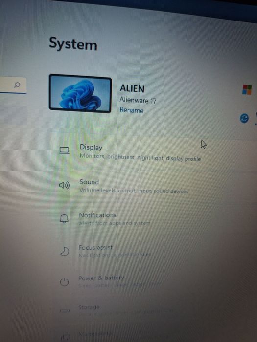 Leptop Alienware 17 gaming