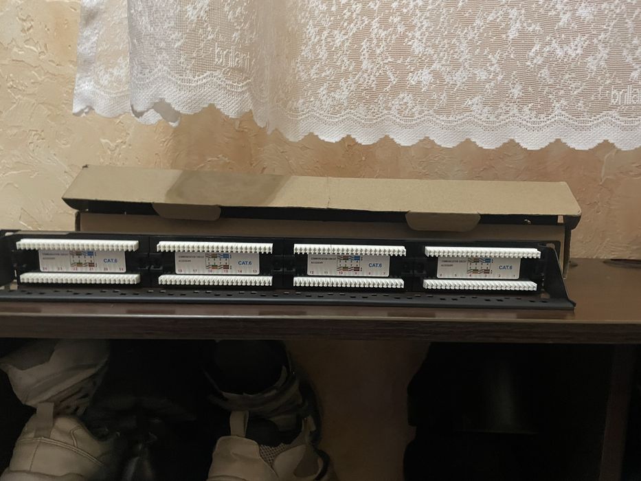 Патч панель 6cat 24 порта