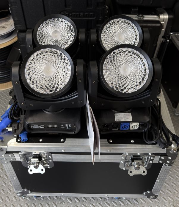 Прдавам Moving head Fieryzeal 150W RGBW   4 бр. Нови!