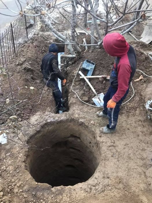 -  Монтаж магистралная канализация и водопровод.
-  дачный септик, лив