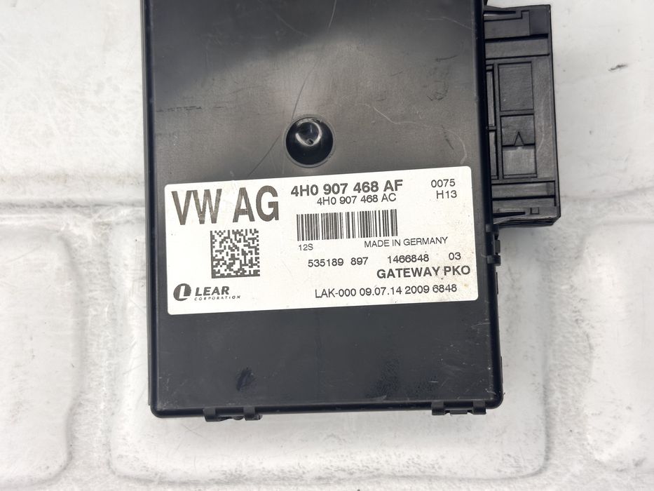 Gateway модул AUDI A8 S8 D4 4H0907468AF 4H0907468AC