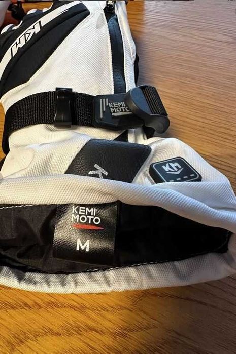 Manusi Moto Ski Incalzite Electric Kemimoto Alb M Nou (Fara Baterii)