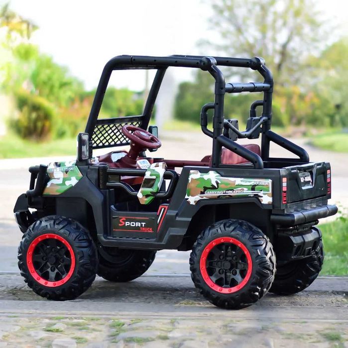 Детско Акумулаторно Бъги Super-Carrier UTV, 4x4, 140W, 12V/7Ah