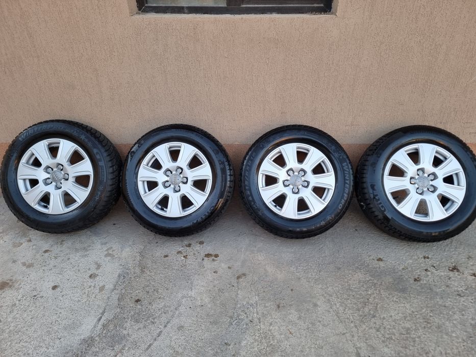 Оригинални Алуминиеви Джанти AUDI 16'цола със зимни гуми
