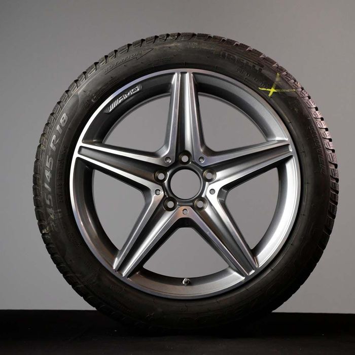 Комплект 4броя Pirelli Sottozero 3 245/45R18 100V DOT2920| Джанти AMG 8Jx18H2 ET43 A 2134011800 | Гуми и джанти
