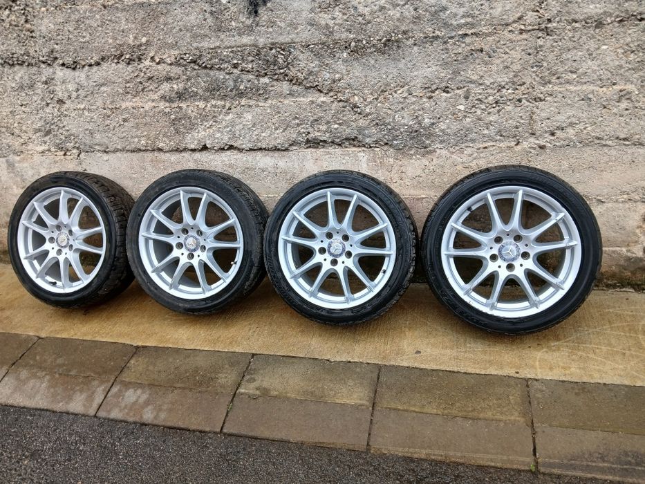 Оригинални Ал джанти 17цола за Mercedes w204-c-class.B-w245.5×112.w169-w212-vito-viano.CLA.