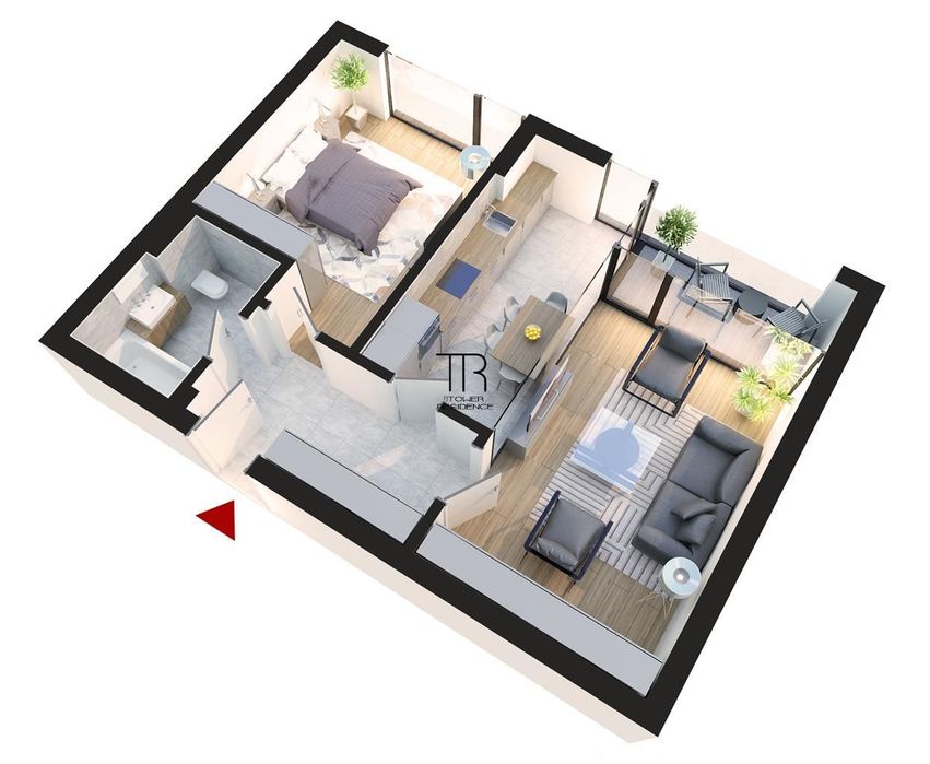 NOU Ap Modern Ap 2 Camere Incalzire in Pardoseala Ansamblu Nou Rahova