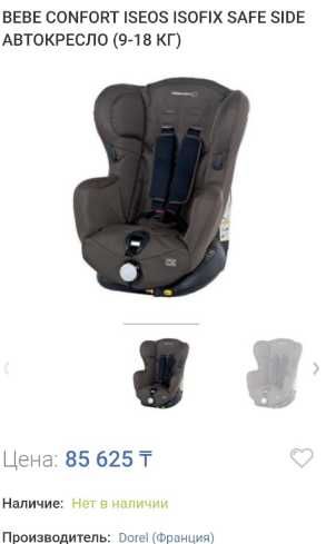 Автокресло BebeComfort