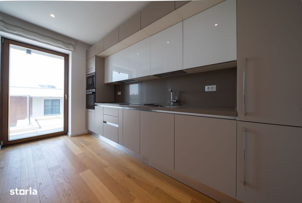 Herastrau, penthouse cu  3 camere mobilat integral Rovere