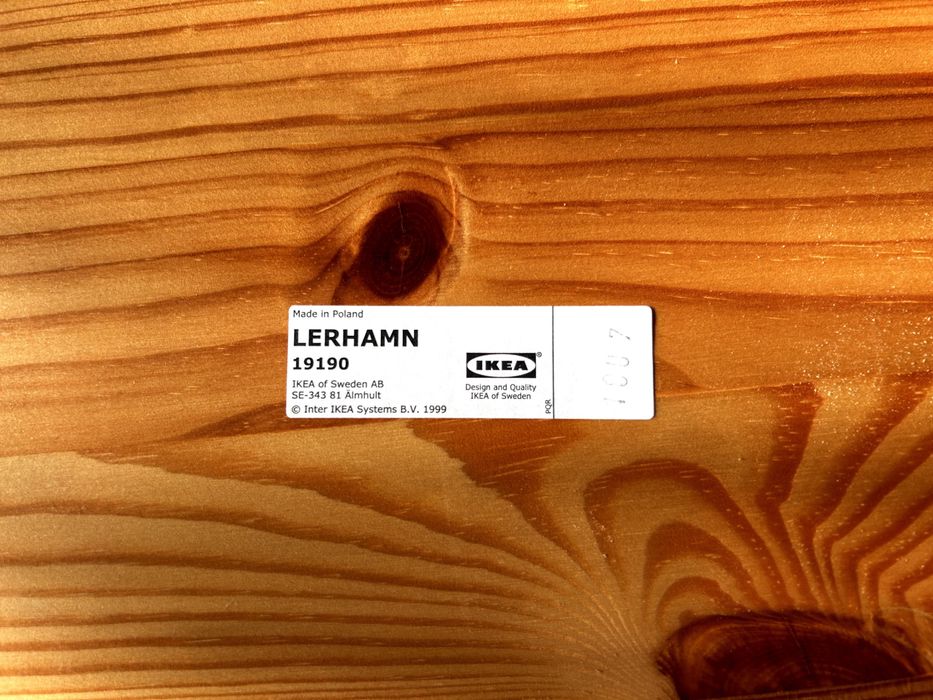 Трапезна маса IKEA LERHAMN за 4-6 човека