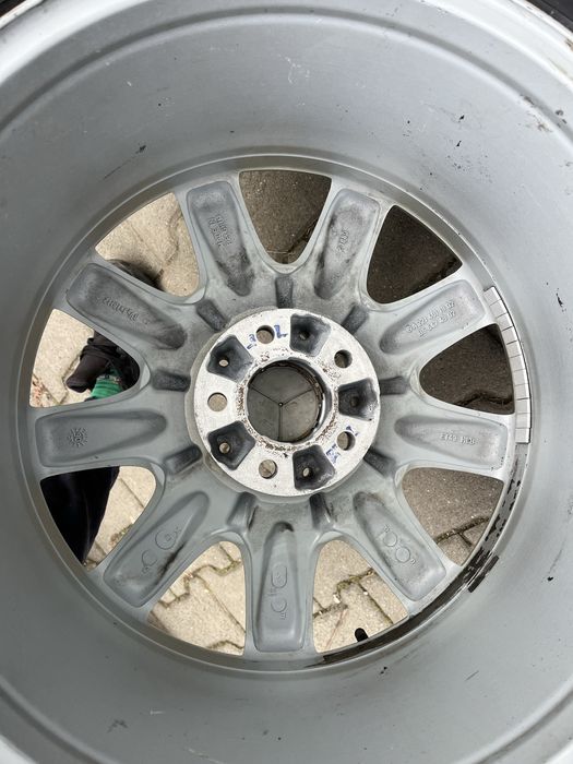 Jante aliaj 5x112mm, anvelope 255/55 R18, Mercedes ML, GLC, GLE