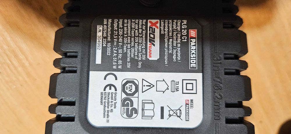 Parkside X20 team зарядно