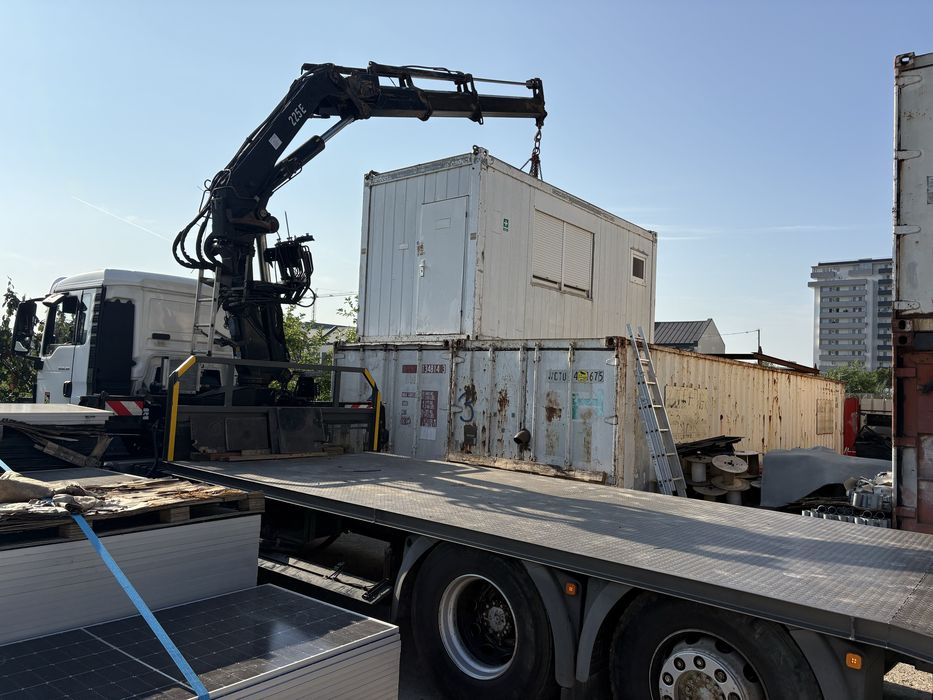 Inchiriez Camion cu macara , platforma utilaje