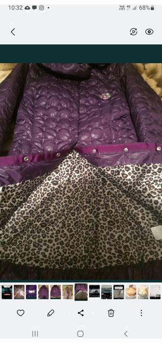 Куртка парка пальто для девочки