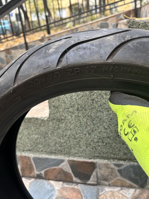 Anvelope moto 180/55, 120/70R17