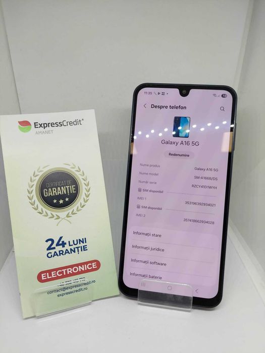 Telefon Samsung Galaxy A16 5G [34600/30 Pacurari 2] Garantie 2 ani!!