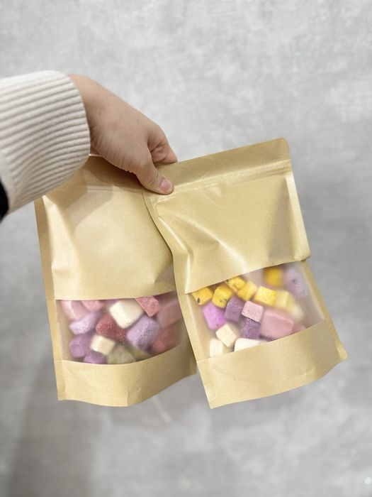 Сублимированные фрукты и мороженое