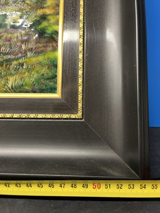 Картина-емайл на медна основа,Лимож,Франция