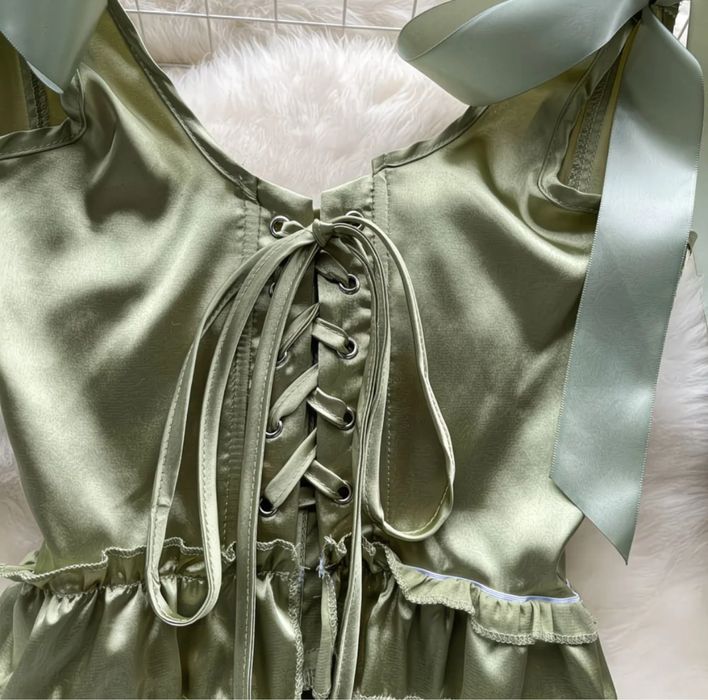 Корсет женский с бантами М