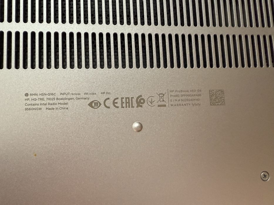 HP Probook 450 G6