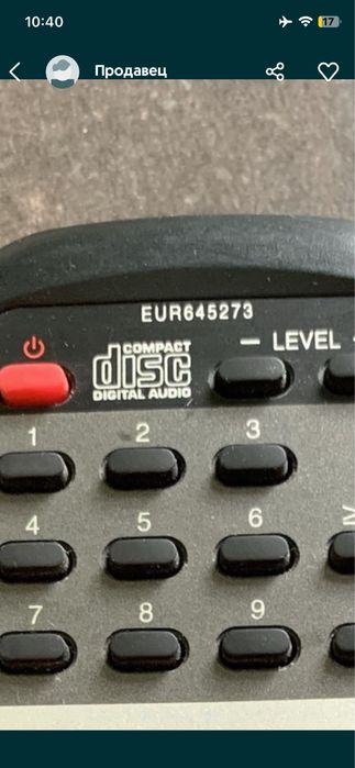Пульт cd плеера Technics оригинал
