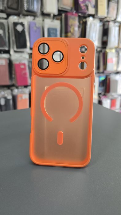 Силиконов гръб защита на камерата кейс Magsafe за iPhone 17 Pro Max