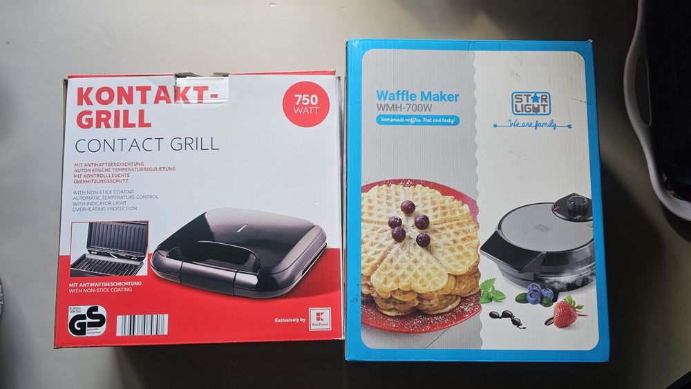 Aparat vafe/gofre + sandwich maker