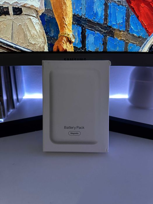 Baterie externă 10000mAh MagSafe Alba, încărcare wireless, USB-C, cablu de încărcare, nouă