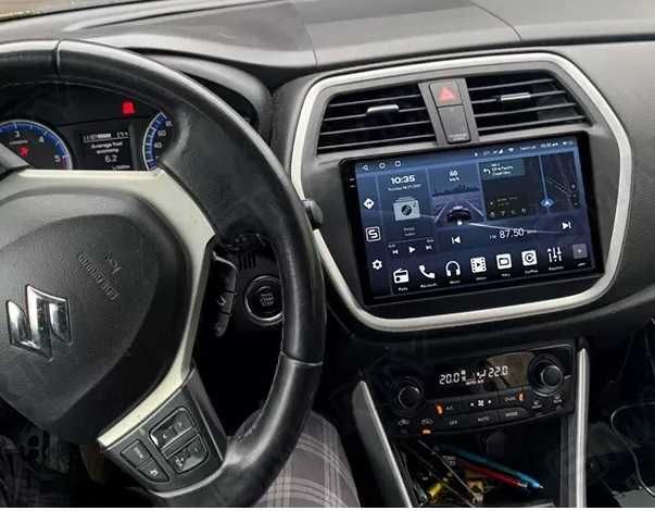 Мултимедия за Suzuki S-Cross, SX4 2, Android, Навигация, Waze, Carplay, Андроид, двоен дин, Suzuki S Cross 2014, 2015, 2016, 2017, година