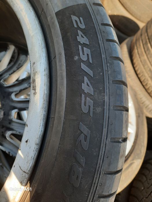 Ляти джанти с гуми БМВ,5×120, 18цола