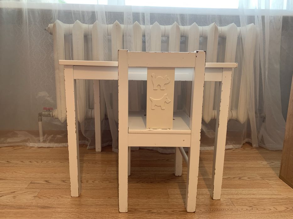 Детский столик и стульчик Икеа