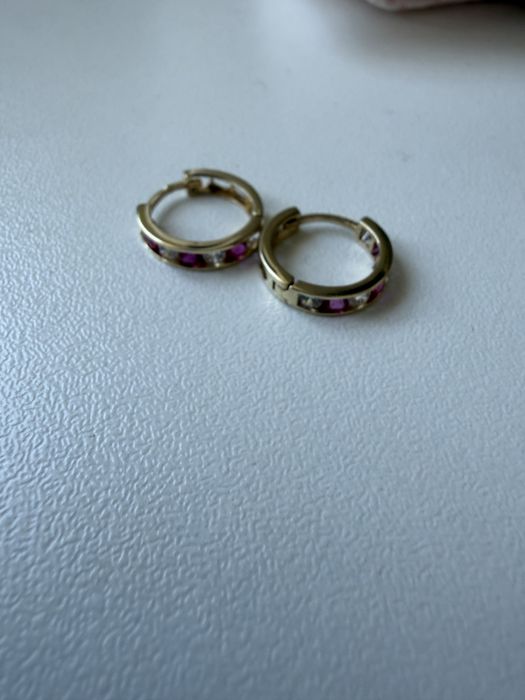 Cercei copil (fetita ) noi aur 14 k