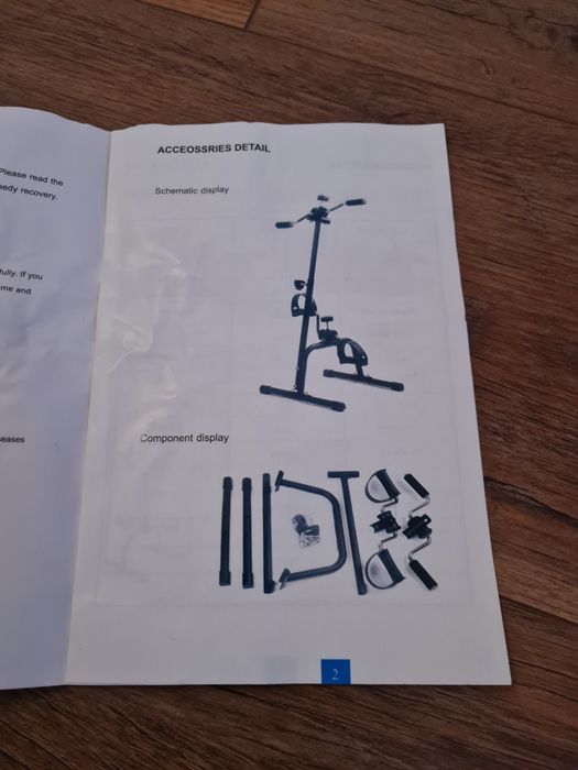 Мини велоергометър за раздвижване на краката и ръцете