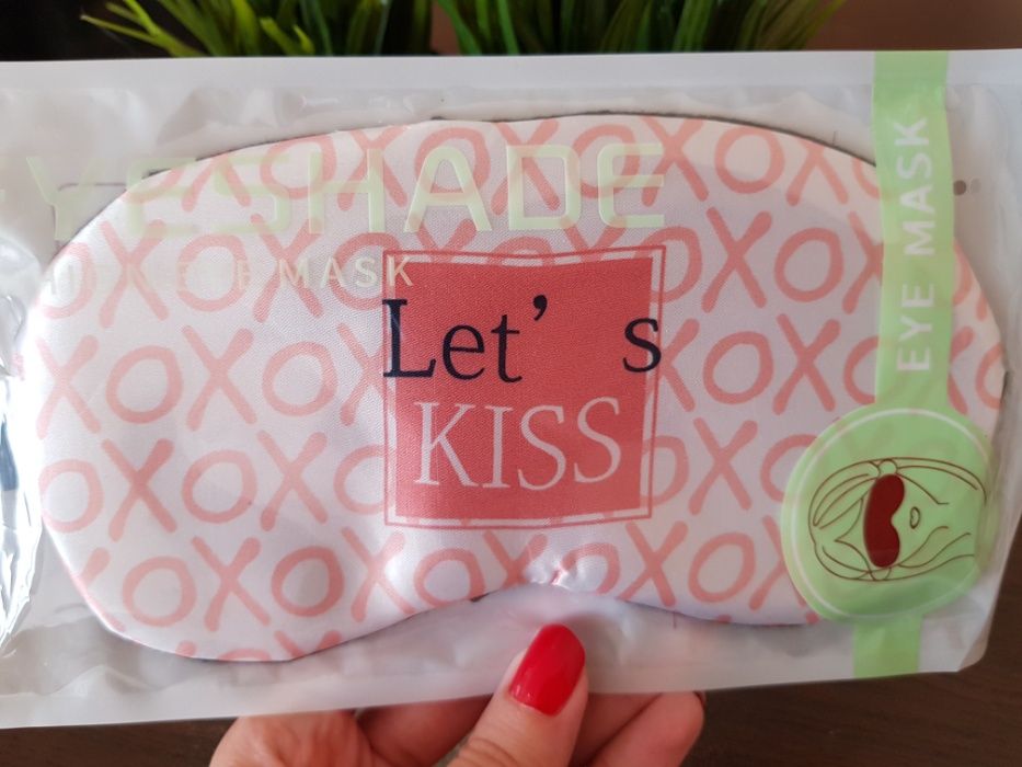 Луксозна сатенена маска за очи , маска за сън / спане, маска за релакс