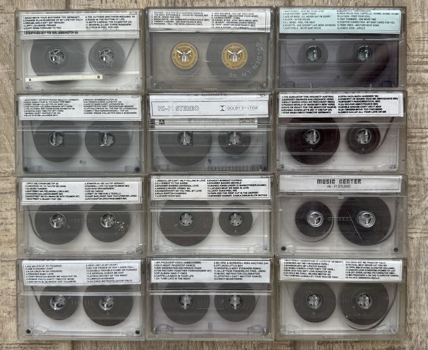 Lot 12 casete muzica Eurodance