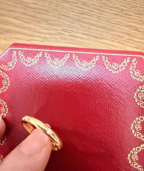 Кольцо Cartier 1895 с бриллиантом