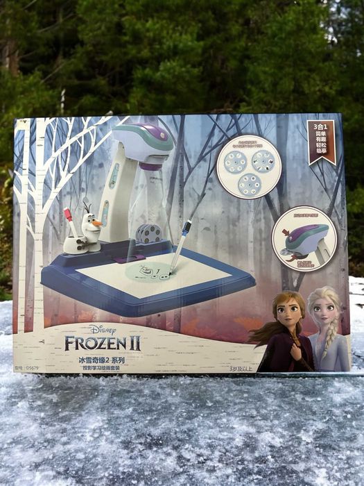 Лучший подарок! Доска для рисование с проектором Disney Frozen   3 в 1