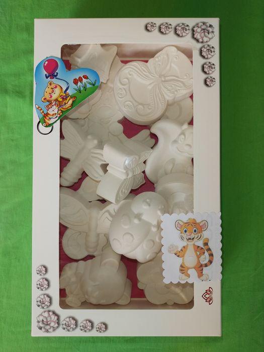 Фигурки раскраски из гипса