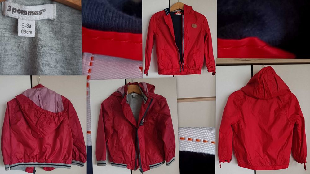 lot de geci haine de ploaie, munte vant, geacă ploaie copii zara h&m koton adidas nike