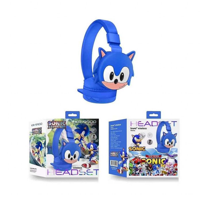 Детски Блутут Слушалки с форма на анимационни герои